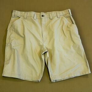 Carhartt Shorts Mens 44 Original Fit B147 Tan Carpenter 11" Inseam